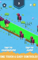 Blocky River Runner Unity Source Code Screenshot 1