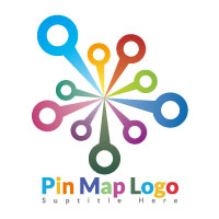 Pin Map Logo