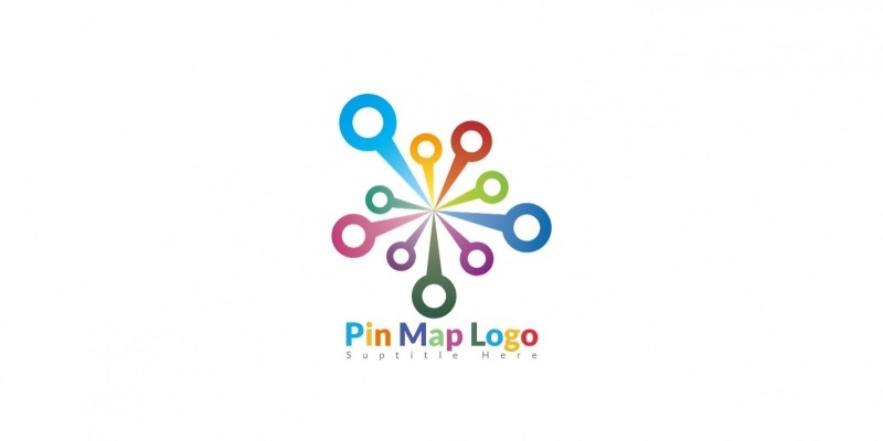 Pin Map Logo