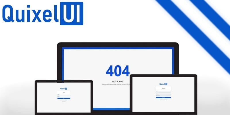 QuixelUI - Three CSS UI Template