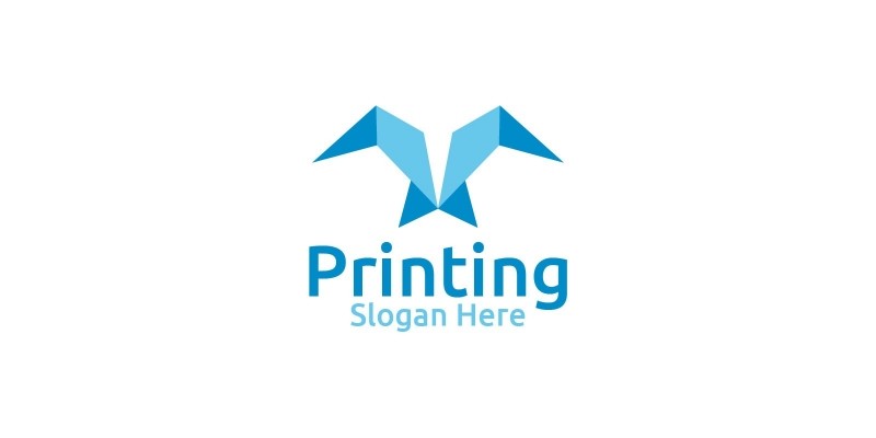 Fly Printing Company Logo Design