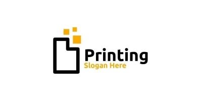Paper Printing Company Logo