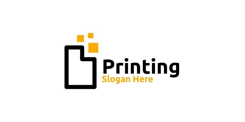 Paper Printing Company Logo