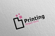 Paper Printing Company Logo Screenshot 2