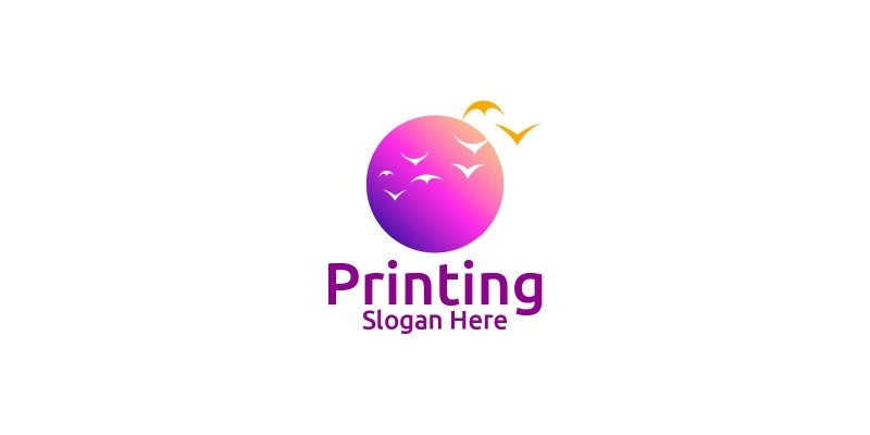 Beauty Printing Company Logo Design