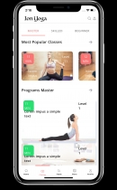 Yoga Workout Ionic 5 App Template Screenshot 2