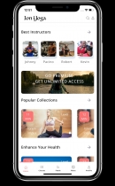 Yoga Workout Ionic 5 App Template Screenshot 6