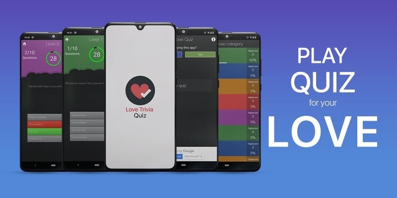 Love Trivia Quiz Game Android Source Code