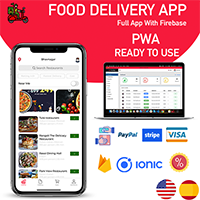 Food Delivery App - Ionic 5 With Firebase