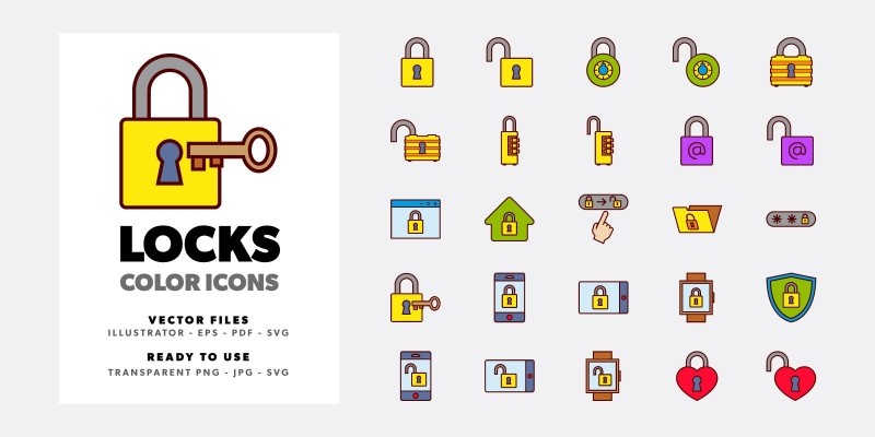Locks Icon Set