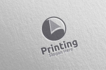 Paper Printing Company Logo Design Screenshot 3