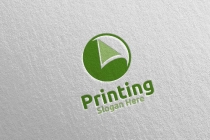 Paper Printing Company Logo Design Screenshot 4