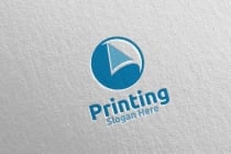 Paper Printing Company Logo Design Screenshot 5