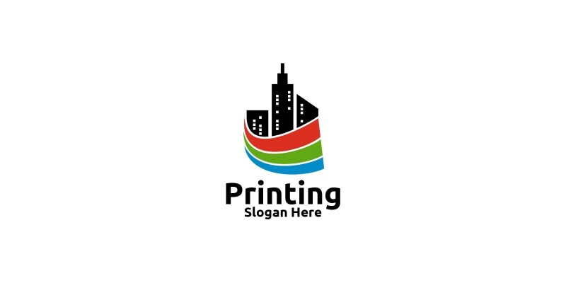 City Printing Company Logo Design 