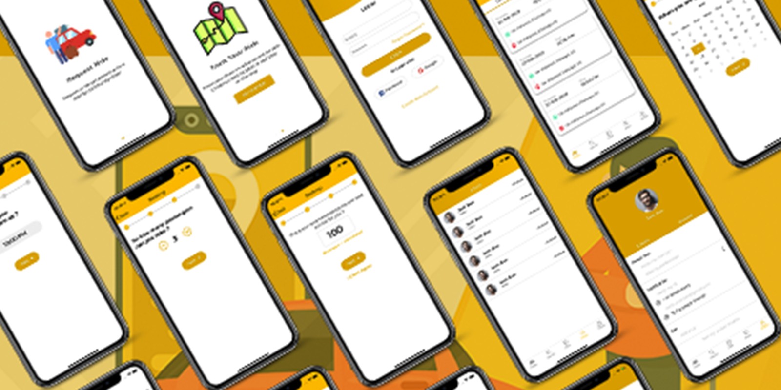 Ionic 5 Car Pooling Full App Template