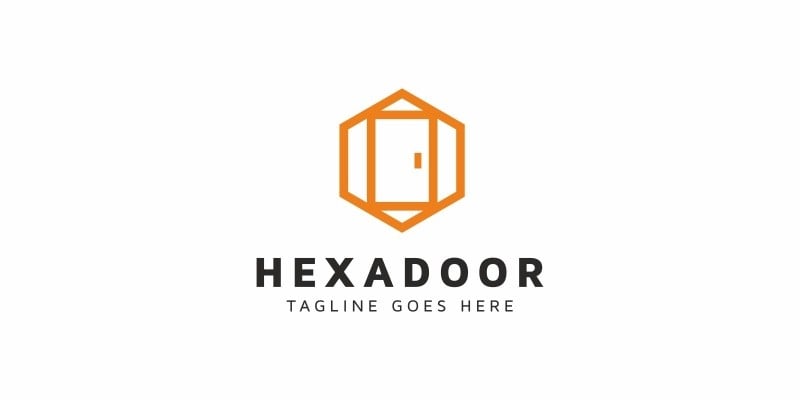 Hexagon Door Logo