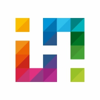 H Letter Colorful Logo