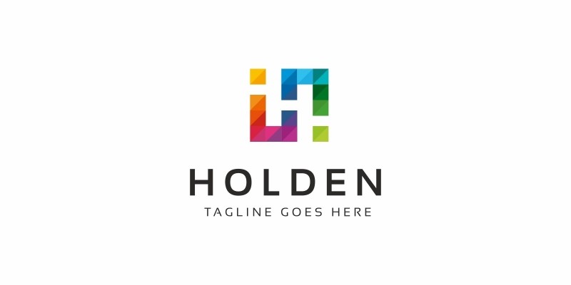 H Letter Colorful Logo