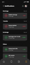 Kird - Ionic 5 Banking App Theme Screenshot 2