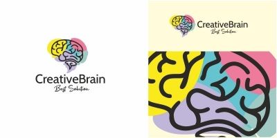 Creative Brain Logo
