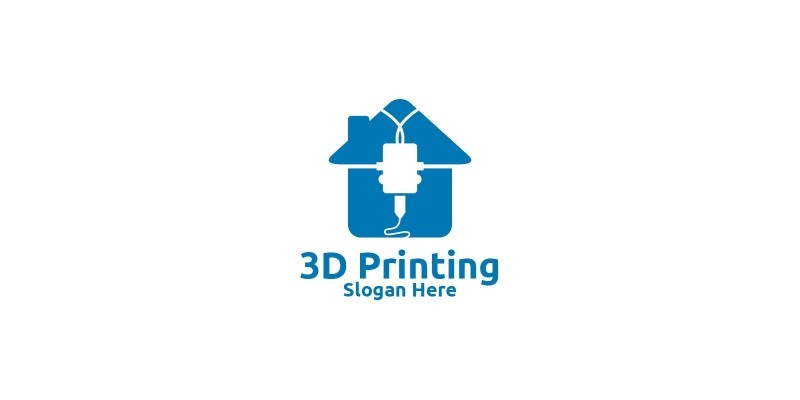 Home 3D Printing Company Logo Design 51