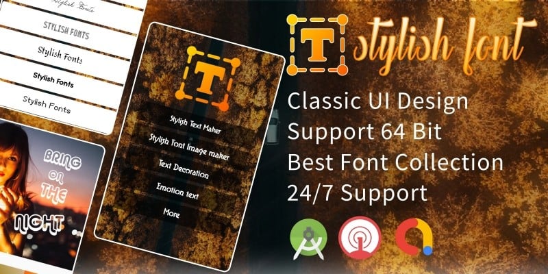 Stylish Fancy Fonts - Android Source code