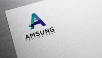 Amsung Letter A Logo Screenshot 1