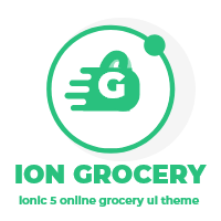 Ion Grocery - Ionic 5 Online Grocery App UI Theme