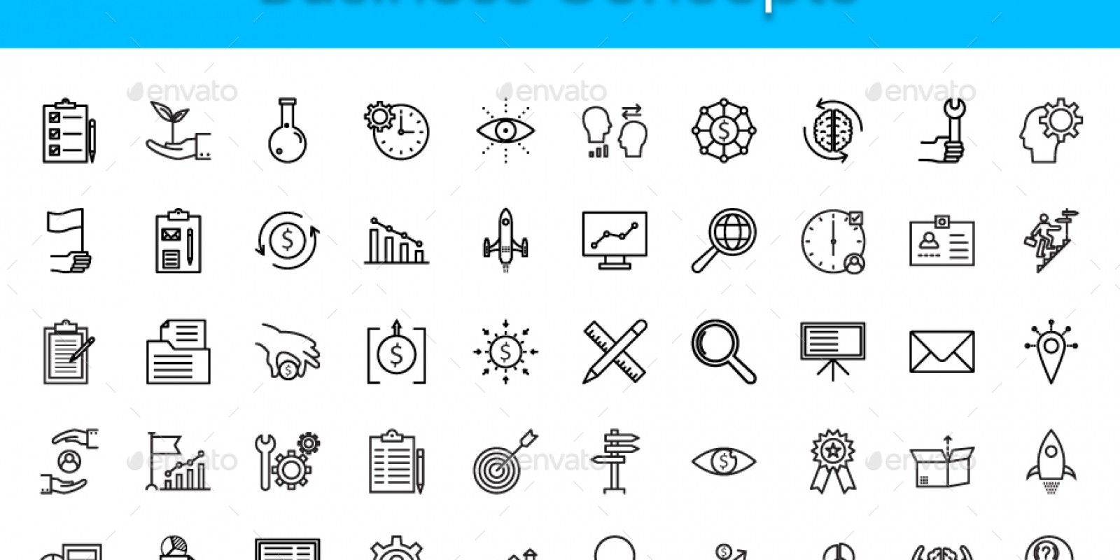 3000 Line Vector Icons Pack