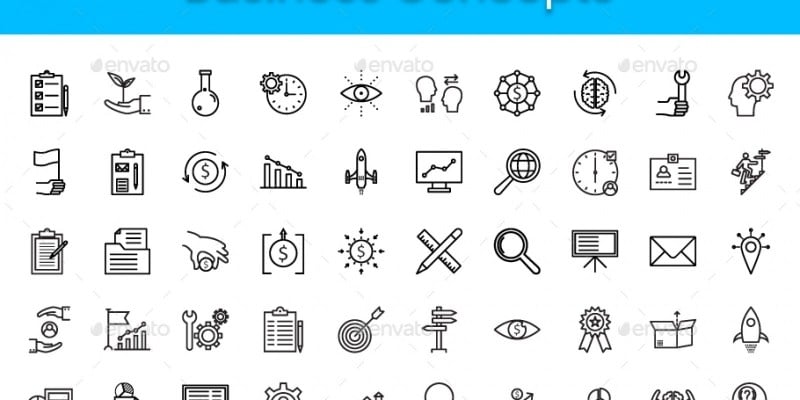3000 Line Vector Icons Pack