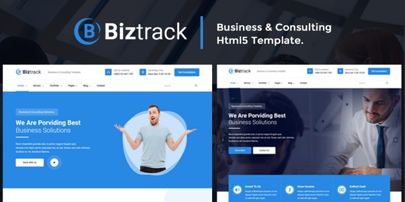 Biztrack - Business HTML5 Template