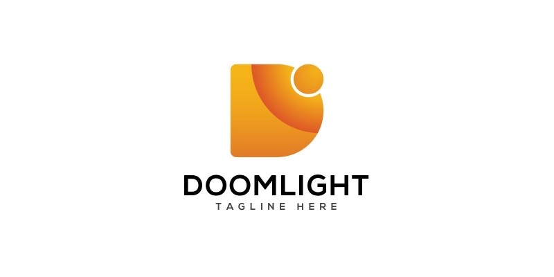 Doomlight D letter Logo