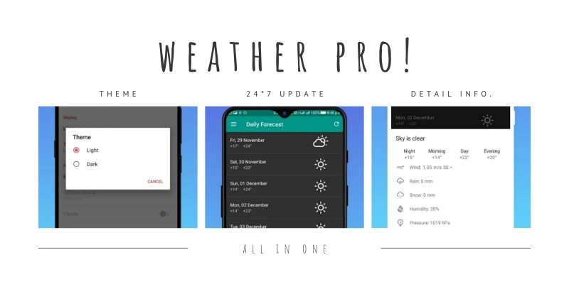 Weather Pro - Weather App Android Source Code