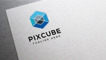 Pixcube - Logo Template Screenshot 1