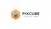 Pixcube - Logo Template Screenshot 2