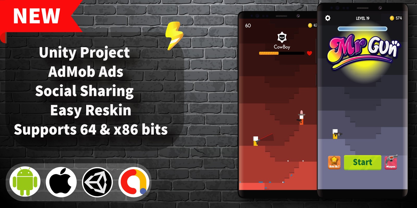 Mr Gun - Unity Game Template