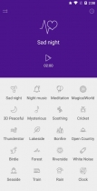 Relaxing Sounds - Android Source Code Screenshot 2