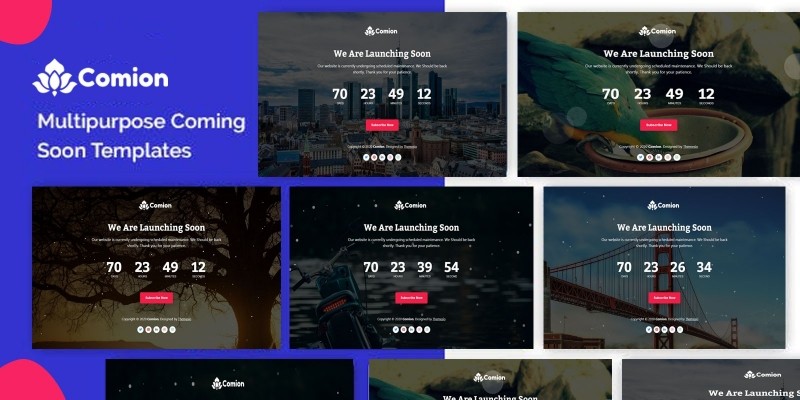 Comion - Multipurpose Coming Soon HTML Template