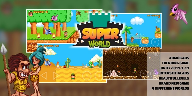 Super World - Unity Game Source Code