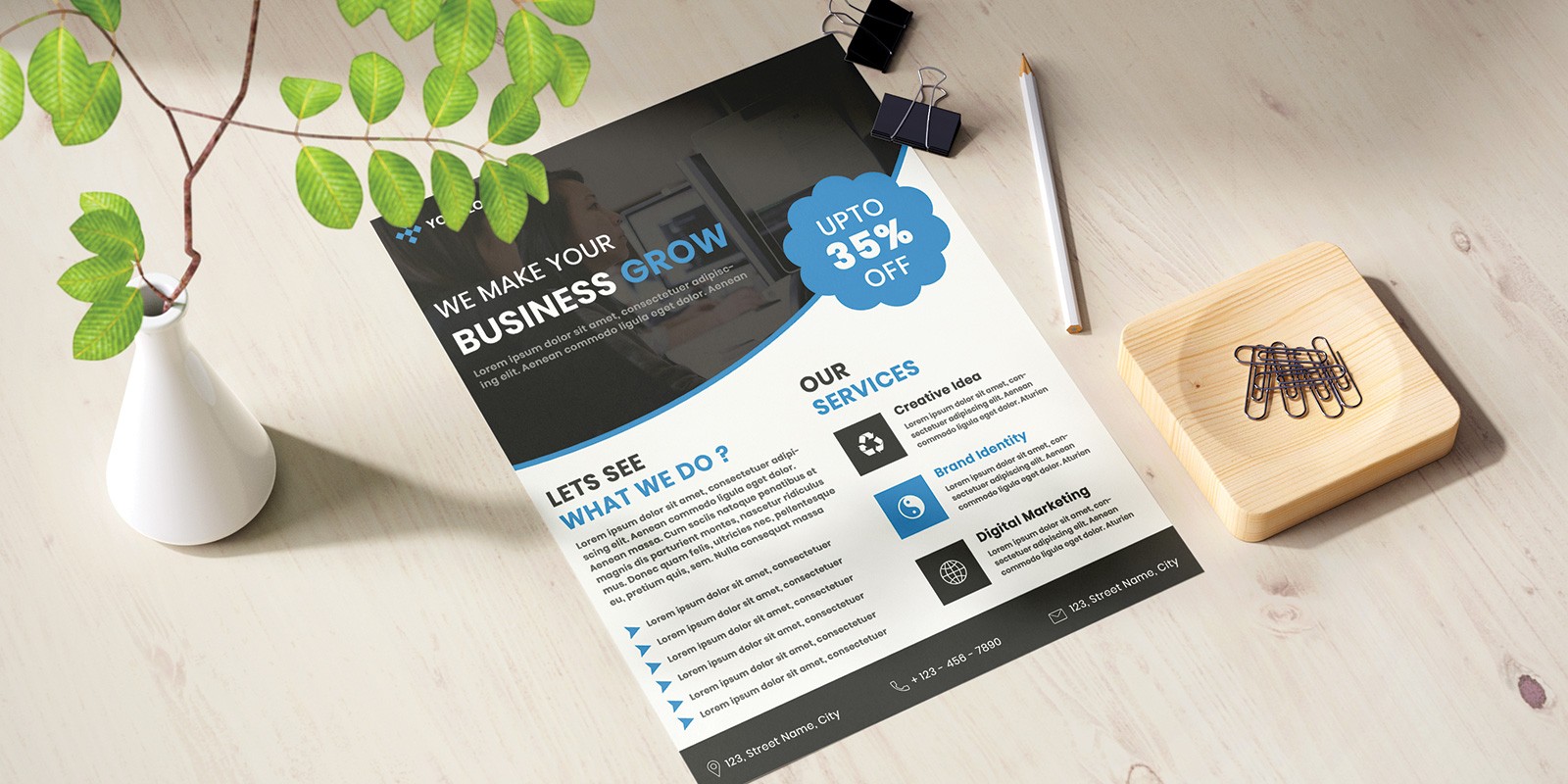 Simple and Creative Flyer Template