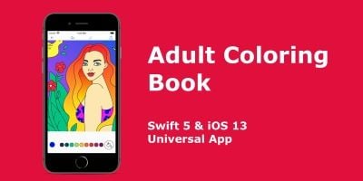 Adult Coloring Book - iOS Source Code