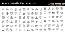  Data and Networking Vector icons Screenshot 3