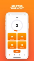 30 Days Six Pack - iOS Fitness App Source Code Screenshot 2