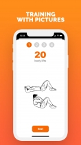 30 Days Six Pack - iOS Fitness App Source Code Screenshot 3
