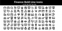  Finance Bold Line icons Screenshot 1