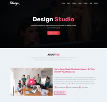 Stoiyo - One Page Business Wordpress Theme Screenshot 1