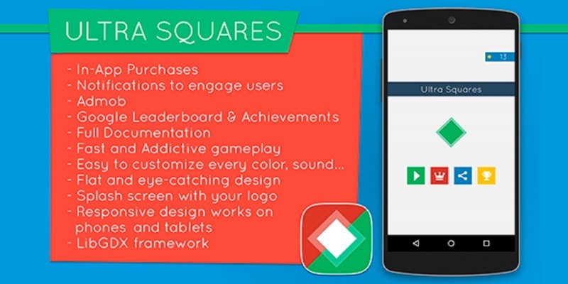 Ultra Squares - Android Game Template