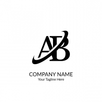 Letter AB Logo Screenshot 1
