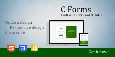 C Forms - Forms Built on CSS3 and HTML5 