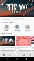 Music App - Flutter Application Screenshot 1